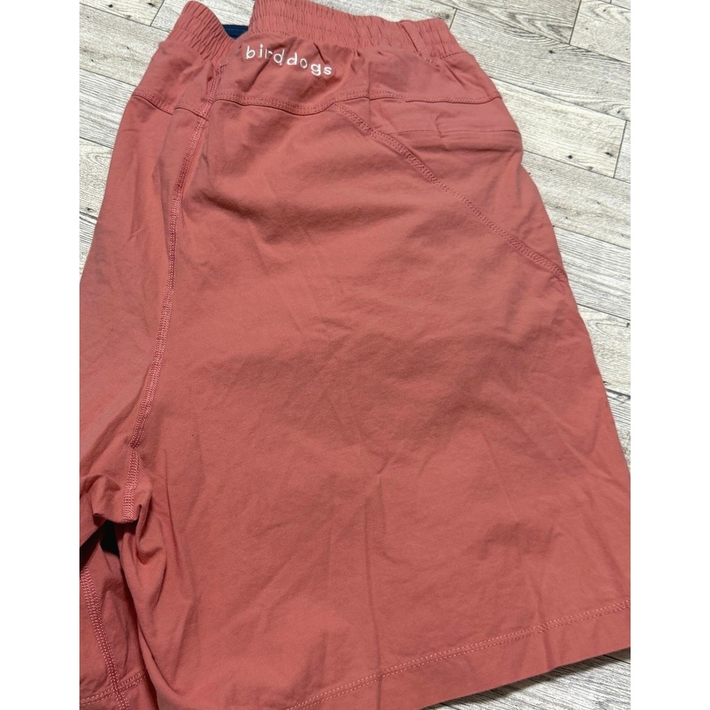 Birddogs Classic Gym Shorts Mens XXL Salmon Built-in Liner 7" Inseam